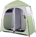 VINGLI 2 Room Shower Tent 7.5 FT Instant Pop Up Shelter with Carrying Bag Privacy Changing Room TentPerfect for Portable Toilet Camping Dressing Outdoor Indoor Easy Set Up