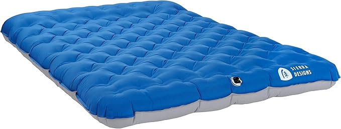 Sierra Designs Queen &amp Single Camping Air Bed Mattress for Car Camping Trave and Camp (Pump Included)
