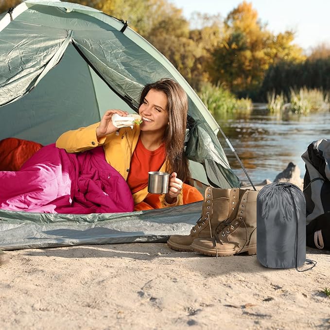 Tudomro Camping Sleeping Bag for Adults Lightweight Packable Waterproof Camping Gear Equipment to Keep Warm for Outdoor Backpacking Hiking Travel