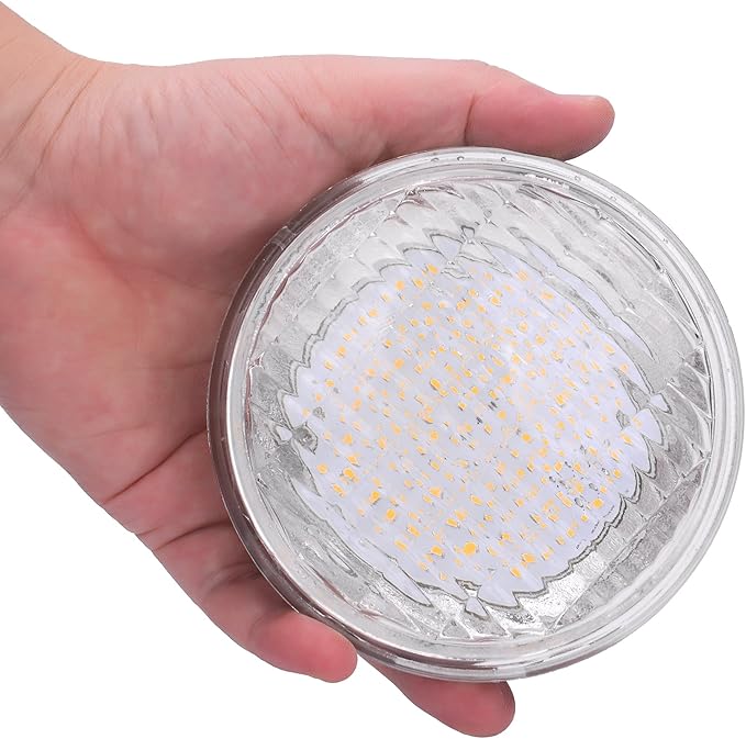 PAR36 LED 12 Watt Light Bulb Outdoor Garden Landscape Lighting Low Voltage 12V AC DC AR111 G53 Underwater Industrial Waterproof IP65 Lamp 6000k Pure White 12 Volt Swimming Pool Deck Lights Value 2Pack