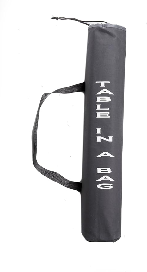 TA2727G Tall Aluminum Portable Table with Carrying Bag Green