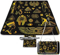 Tribal Native American Eagle Symbols Waterproof Outdoor Picnic Blanket Sandproof Beach Mat for Camping Hiking Grass Travelling