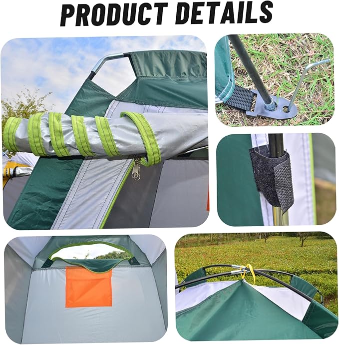 Yeory Pop-Up Changing Tent Water &amp Sun Proof 170T Foldable 47x47x75 Shower Tent with Inner Pocket Zippered Portable for Camping Hiking Outdoor Privacy Shower