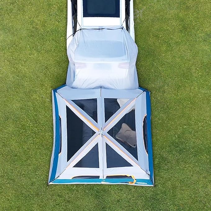 UNP SUV Tent for Camping 6-Person SUV Tailgate Tent - Easy Set Up with Rainfly 10'x9'x78in(H)