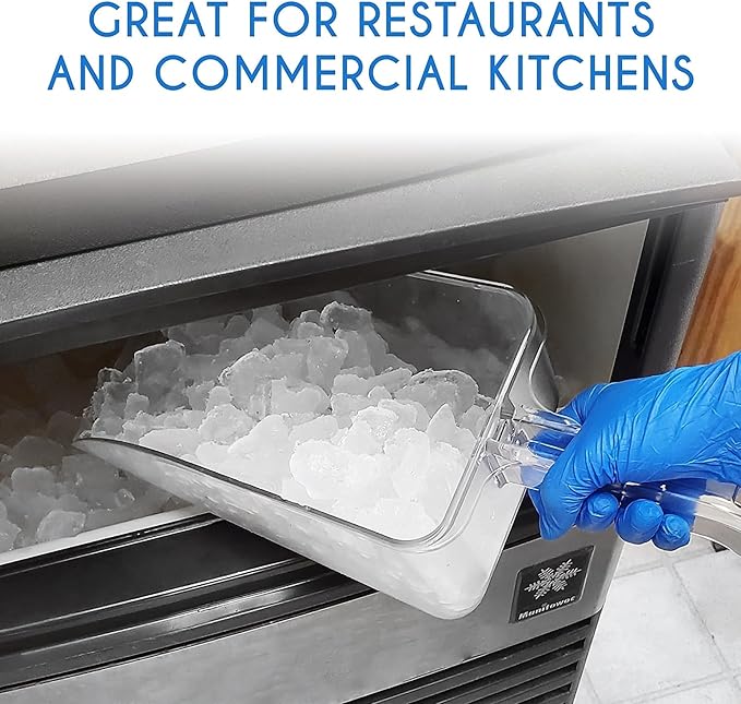 Darware Commercial Ice Scoop with Metal Holder 7-Cup Capacity (58 Fluid Oz.)