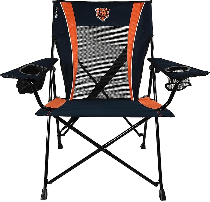 Kijaro Sports Fan Folding Chair 26 L x 35.5 W x 37 H Chicago Bears