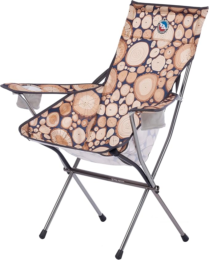 Big Agnes Big Six Armchair - Deluxe Comfort with Built-in Cup Holders | Tall Back Wide Seat | Packable &amp Quick Setup | Lightweight Backpacking &amp Camping Chair