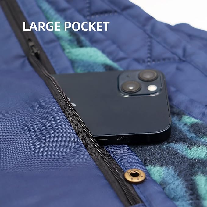 Large Outdoor Waterproof Blanket Extra Thick Fleece Stadium Blanket for Camping Car Pet Picnics - Windproof Wearable Machine Washable 80 x 58 (Jungle)