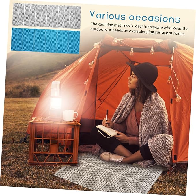 Insulated Moisture Pad Camping Gear Portable Sleeping Mat for Backpacking Thermal Camping Mattress