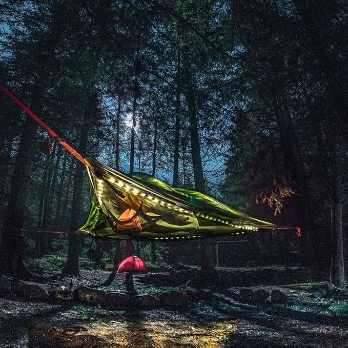 Tentsile Stingray V3 Tree Tent Camping Hammock Tent 3P Capacity Portable Tree House Shelter for Campers Backyards Campgrounds Designed in The UK