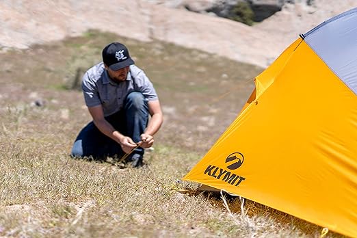 Klymit Maxfield Backpacking Tent Lightweight Multi-Person Tent for Camping and Hiking
