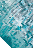 Rumple Original Puffy Blanket for Camping and Outdoors Original Puffy V1 Geo Blue
