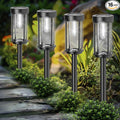 16 Pack Solar Lights Outdoor Waterproof for Garden Walkway Pathway Lawn Yard Decorative Modern Landscape Lighting. (Cool White Light 16)