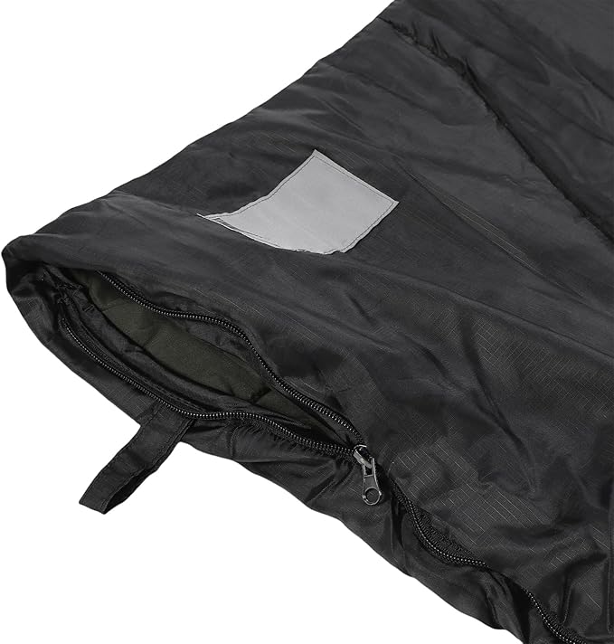 GOTOTOP Winter Sleeping Bag for Adults Polyester Checked Fabric with Rainproof Coating Wide 86.6x31.5in for -14F to 41F Compression Sack Included for Cold Weather Camping Backpacking