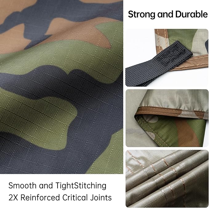 Free Soldier Waterproof Portable Tarp Multifunctional Outdoor Camping Traveling Awning Backpacking Tarp shelter Rain Tarp