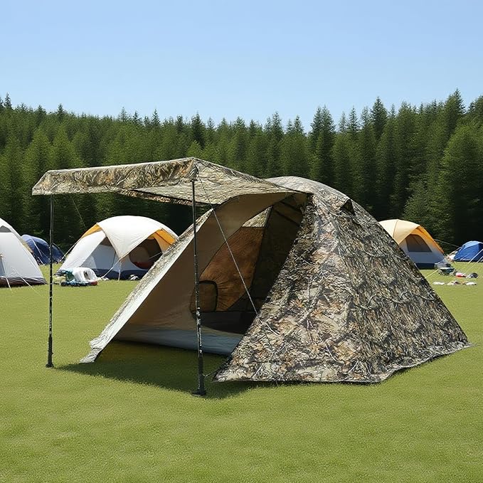 GEERTOP 4 Person 4 Season Tent for Camping Waterproof Double Layer Easy Set Up Family Tent for Camping Hiking Backpacking Outdoor Travel