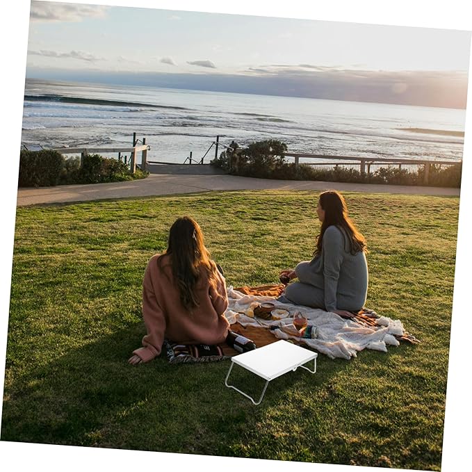 BESPORTBLE Height Portable Camping Table Lightweight for Outdoor Cooking Beach Picnics and Travel Folding Design for Easy Setup