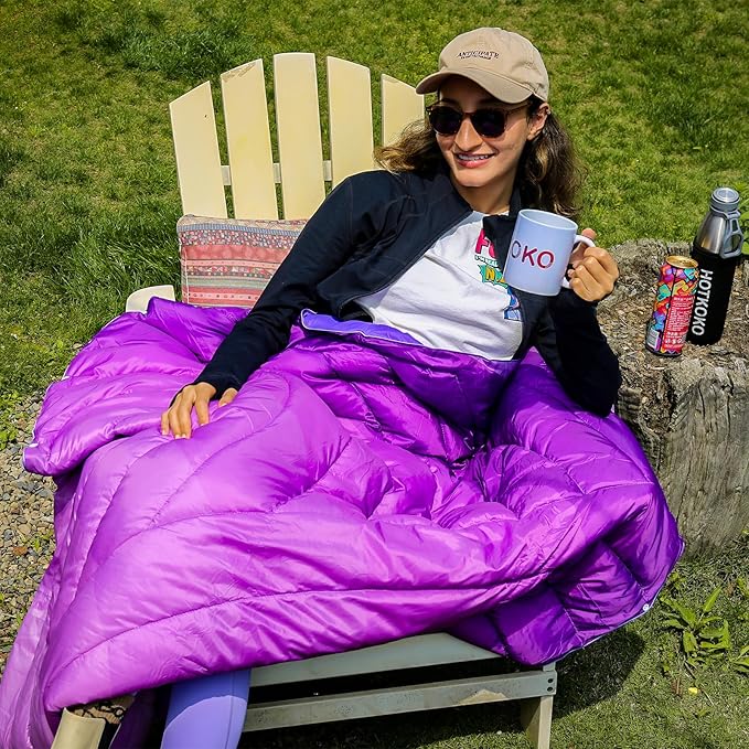 Camping BlanketPuffy Printed Camp Blankets Lightweight Packable for Outdoor CampingTraveling Stadium Hiking Picnics