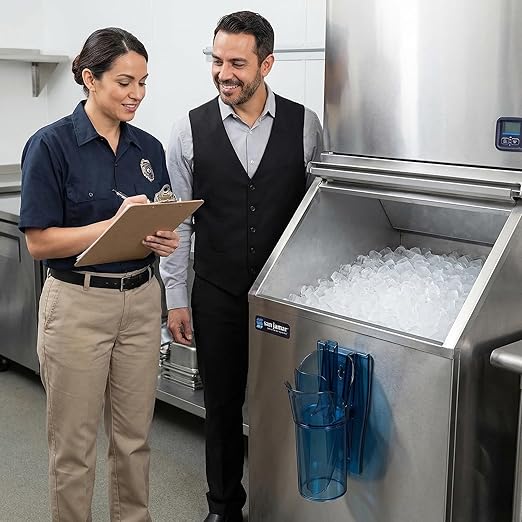 Carlisle FoodService Products SI5000 Polycarbonate Saf-T-Scoop and Guardian System 6oz to 10oz for Bar and Beverage Station Blue