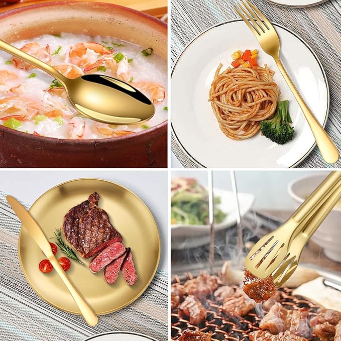 Camping Mess Kits with Portable Case Stainless Steel Outdoor Picnic Dinnerware Set with Plate Spoon Fork Knife Cloth Napkins
