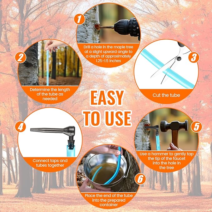 120 Ft Maple Syrup Tree Tapping Tubing Line