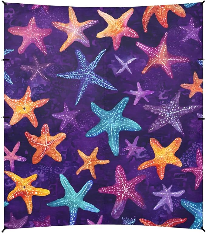 Beach Tent Sun Shelter Dancing Starfish Lightweight &amp Easy Setup Beach Shade Canopy for Camping Fishing