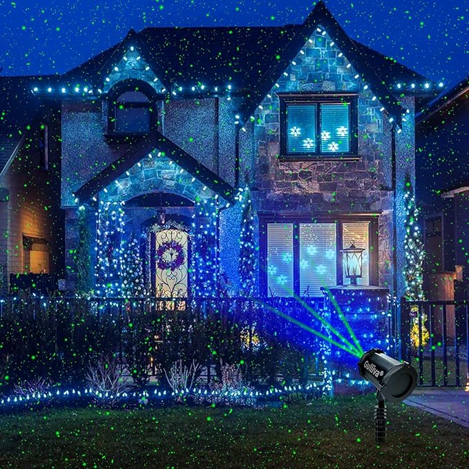 Outdoor Aurora Star Light Projector with 15 Lighting Modes Firefly Laser Projector Light - Ideal for Garden Patio | Transform Your Space into a Dreamy Starry Sky | Waterproof &amp Remote Control