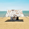 Cute Rabbit Camping Sun Shelter Beach Tent Portable Beach Sun Shade Outdoor Canopy for Camping Trips Fishing Picnic