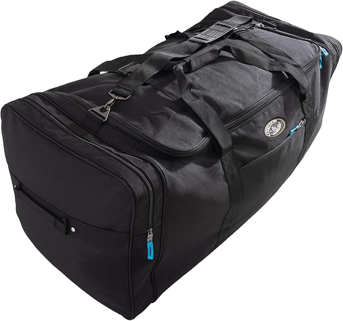 Gilbins Camp 1800 Denier Heavy Duty Soft Trunk With Shoulder Strap (Without Embroidery 34x18x20 13120 Cu. Inch.)