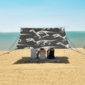 Dinosaur Skeleton Camping Sun Shelter Beach Tent Portable Beach Sun Shade Outdoor Canopy for Camping Trips Fishing Picnic