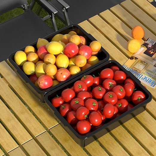 Sadstory Plastic Bus Tubs 13 L Black Commercial Bus Tub Tote 4 Packs