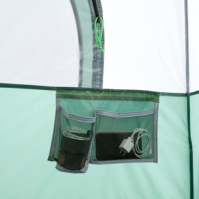 Amazon Basics Instant Camping Tent with Rainfly Weather-Resistant Quick Setup