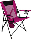 Kijaro Dual Lock Portable Camping Chairs - Enjoy the Outdoors with a Versatile Folding Chair for Sports Lawn - Dual Lock Feature Locks Position – Hanami Pink