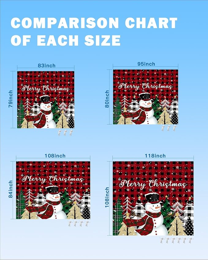 Beach Blanket Waterproof Sandproof Merry Christmas Snowman Pine Tree Quick Drying Beach Mat with 4 Stakes Snowflake Red Black Buffalo Plaid Lightweight Picnic Blanket for Travel Camping 83x79