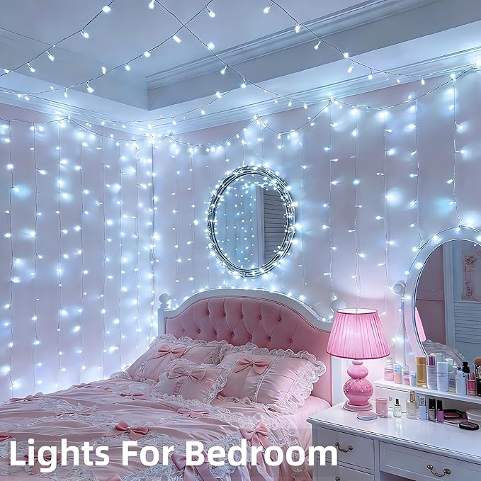 1500 LED Christmas Lights Outdoor with 12 Modes 470FT Green Wire Christmas String Fairy Lights with Timer &amp Dimmable Waterproof Twinkle Tree Lights for House Party Wedding Xmas Decor Cool White