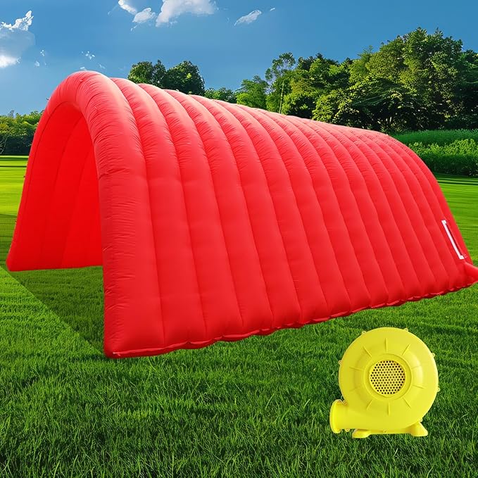 Inflatable Tunnel Sports Tunnel Entrance with Blower Football Tunnel Tent Entryway for Business Advertise Party Exhibition Promotion StreetShopSupermarketSchool
