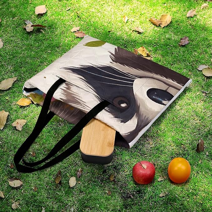 Zipper Raccoon Style Picnic Mat Suitable for Travel Camping Park Or Home Use