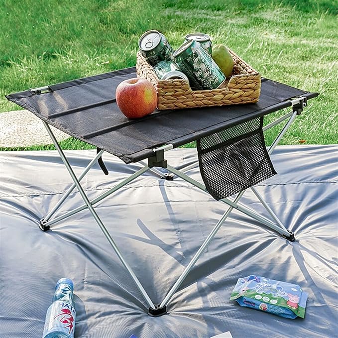 Camp Table Folding Portable Outdoor Self-Driving Tour Camping Barbecue Picnic Aluminum Alloy