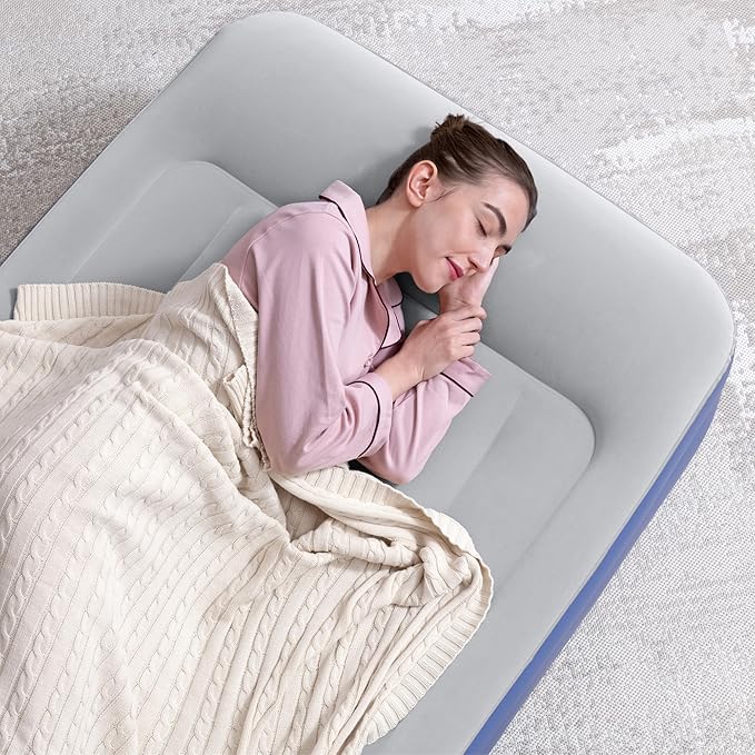 Bestway Tritech Air Mattress Twin 18” with Built-in AC Pump