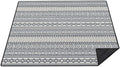Picnic Blankets Beach Blanket 80 X 80 Extra Large Waterproof Camping Blankets Portable Outdoor Mat 3-Layer Blanket for Beach Hiking Park Music Festival Grass LawnTravel