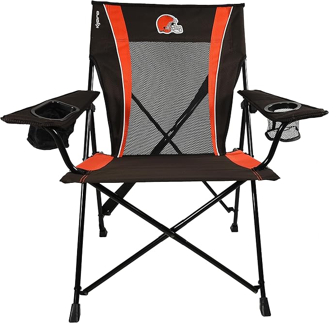 Kijaro Sports Fan Folding Chair 26 L x 35.5 W x 37 H Cleveland Browns