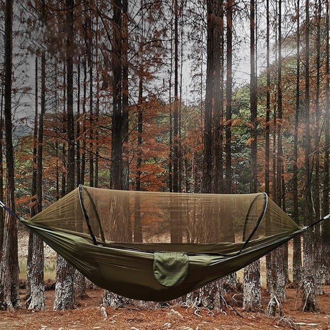 Large Camping Hammock Portable Travel Hammock Garden Camping Swing for Outdoor Camping Garden Backyard Patio Hiking