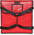 New Star Foodservice Insulated Pizza Delivery Bag 18 x 18 x 5 Inch Red