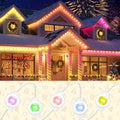Permanent Outdoor Lights 111ft with Smart 72 LED Light with App Control DIY Scene Modes IP65 Waterproof Christmas Outdoor Lights Outside Roofline Decor Garden Decor Party Holiday Xmas