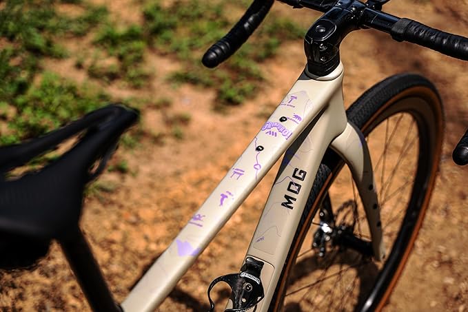 Bike Frame Protection Kit - 18-Piece Clear Film for Gravel &amp Road - Ultra-Light 200µm PVC Scratch-Resistant Easy DIY Install