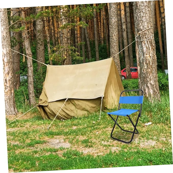 Kisangel Portable Folding Chair for Camping Fishing Outdoor Lightweight Compact Easy to Carry