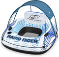 HYDRO FORCE Rapid Rider Canopy Tube 54 x 54| Durable Inflata-Shield Material | UV Sun Protection | Built-in Cup Holder | Heavy Duty Handles. Ultimate Water Fun