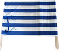 13 ft Beach Windscreen Privacy Wind Blocker + Free Bag and Mallet Made in Europe