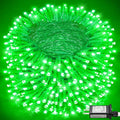 165FT 500 LED Outdoor String Lights Connectable St Patricks Day Lights Waterproof with 8 Modes Plug in Clear Wire Twinkle Lights for Indoor Bedroom Garden Wedding Patio Decorations Green
