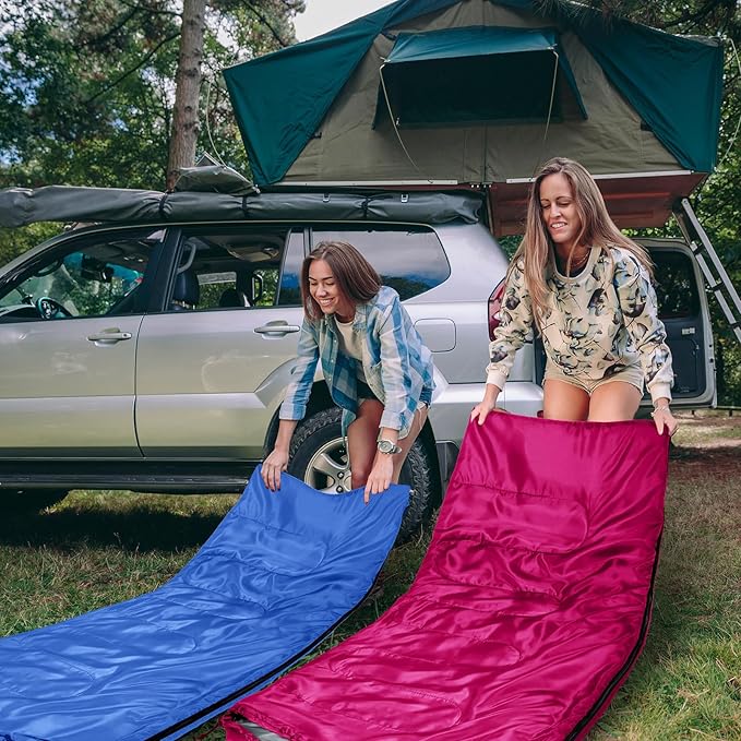 Tudomro Camping Sleeping Bag for Adults Lightweight Packable Waterproof Camping Gear Equipment to Keep Warm for Outdoor Backpacking Hiking Travel